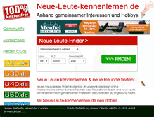 Tablet Screenshot of neue-leute-kennenlernen.de